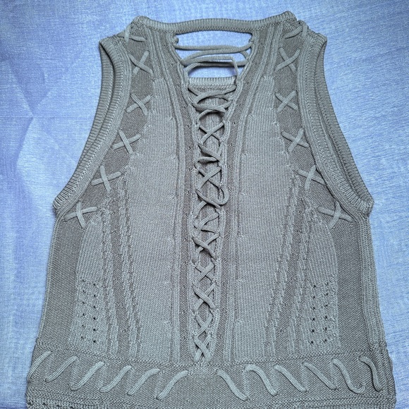 Torn by Ronny Kobo Green Marietta Olive Knit Bodycon Cocktail Dress size S. - Picture 10 of 13